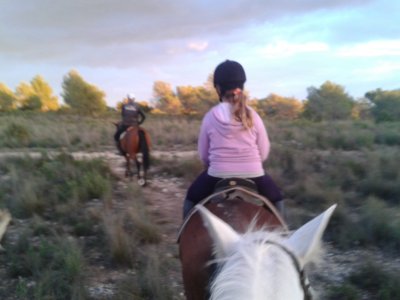 1 hora de cabalgamarra en La Portera