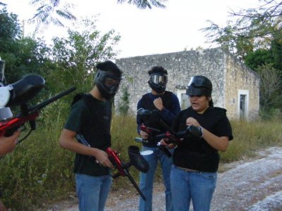 Gotcha en Mérida 500 cápsulas de pintura