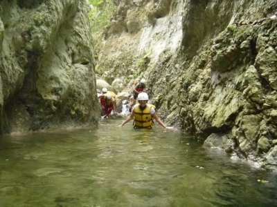 Avventura di canyoning a Jalcomulco per 3 ore