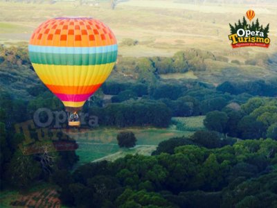 Special price for a balloon flight in Huasca