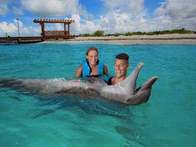 Nado con delfines y parque Xenses en La Riviera