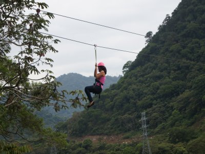 Treetop adventure + abseiling in Orizaba