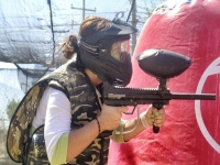 Jugando paintball