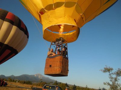 Vuelo en globo compartido niño Huamantla