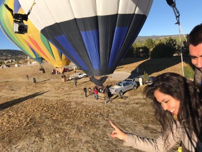 Vuelo en globo compartido y hospedaje en Huamantla