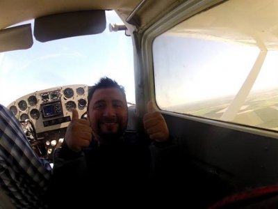 Light aircraft flight 30 min in Monterrey
