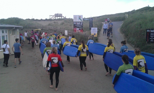  Listos para empezar nuestra aventura surfera
