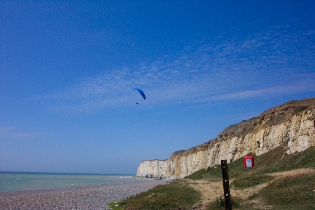  Volando sobre la playa 