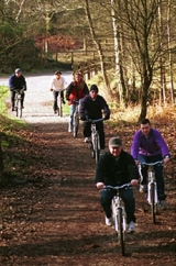  Personas en bicicleta 