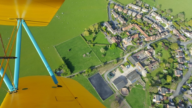  Las vistas con Staverton Flying School 