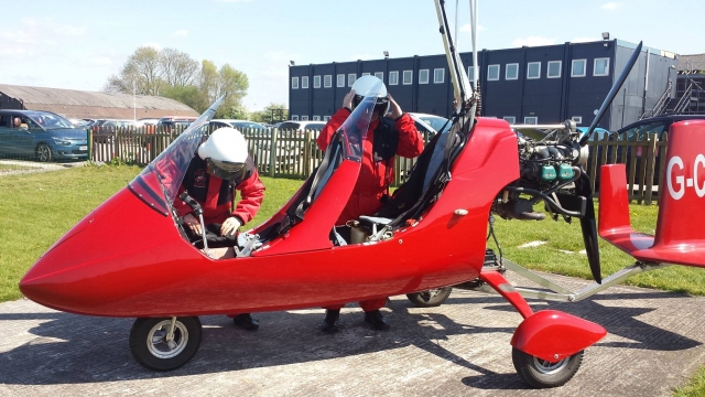  Preparación del autogiro 