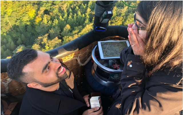  Propuesta mágica en el cielo 