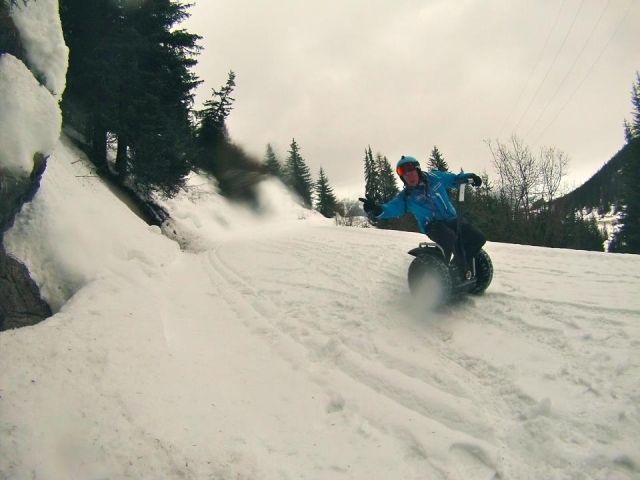 Segway en la nieve 