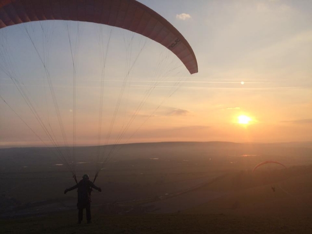  Disfrutando de la puesta de sol 