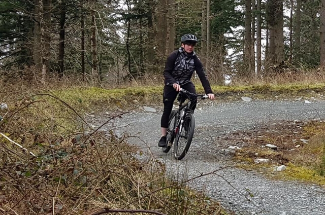 Andar en bicicleta en el norle de Gales 