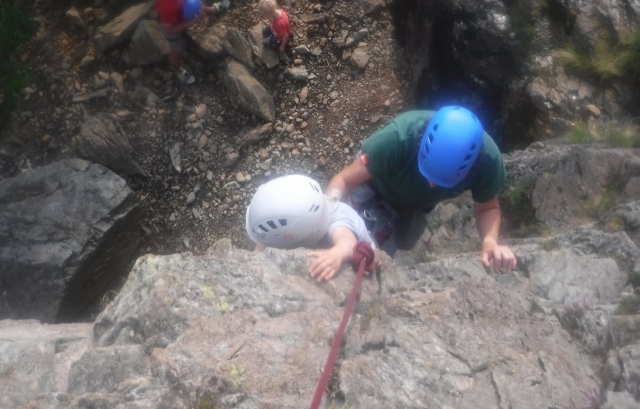  Comenzando el viaje de escalada en roca