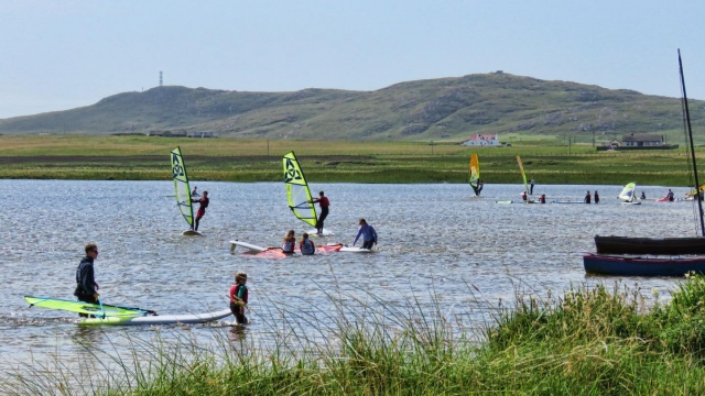  Sesiones de windsurf en Escocia.
