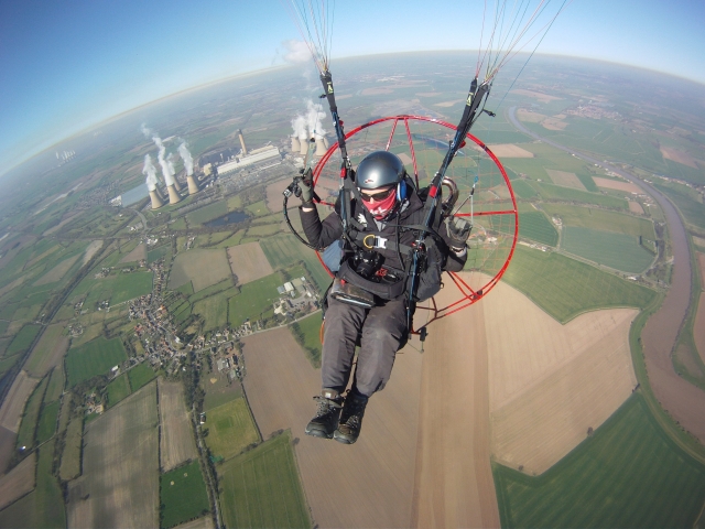  Paramotor en solitario 