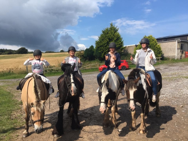 Trekking en grupo en Tynings