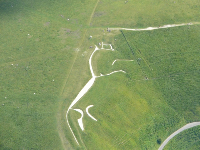  El famoso Caballo Blanco en Uffington 