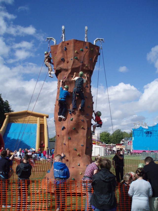 El muro de escalada celular