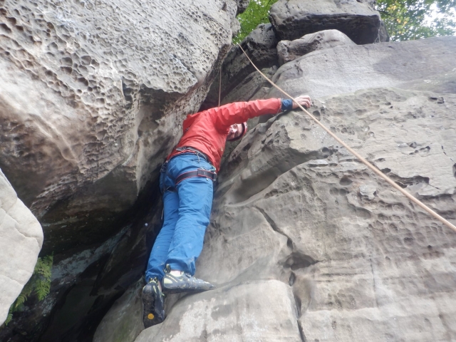  ¡Disfrutando de la escalada! 