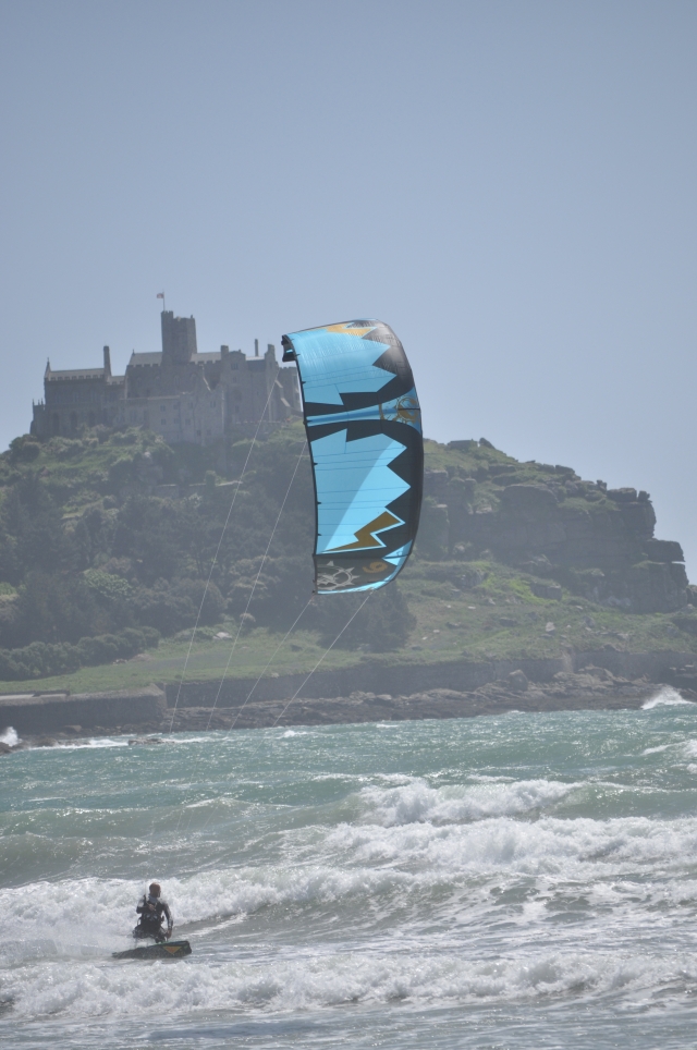 Kitesurf en St Michaels Mount 