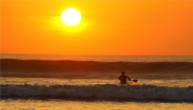  Esquí de surf en Westward Ho! con Skern Lodgesunset 