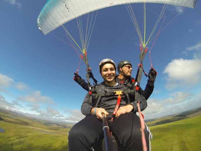  aterrizaje seguro con Axis Parapenle y Paramotor Parapenle 