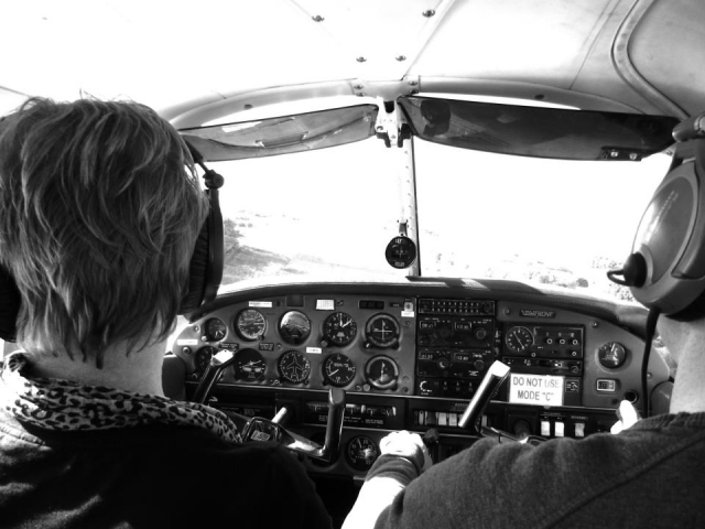  Vuelos de pista en la escuela de vuelo de Gamston 