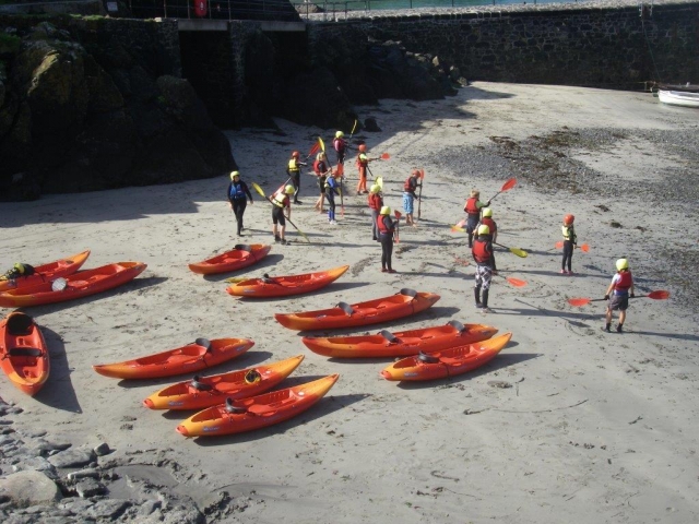  Introducción en kayak en Mullion 