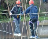 En el puenle de soga 