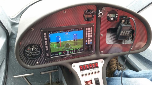  El interior de una de nuestras aeronaves en Cloudbase Aviation 