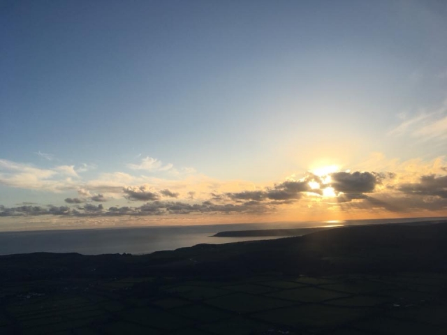  ¡Hermosa puesta de sol! 