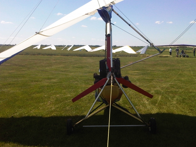  Ala delta en Cambridgeshire Aerotow Club 