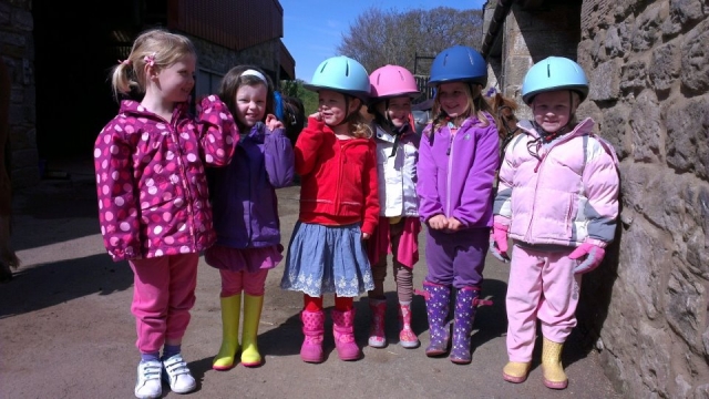  The Pony Club en la escuela de equitación de Vogrie 