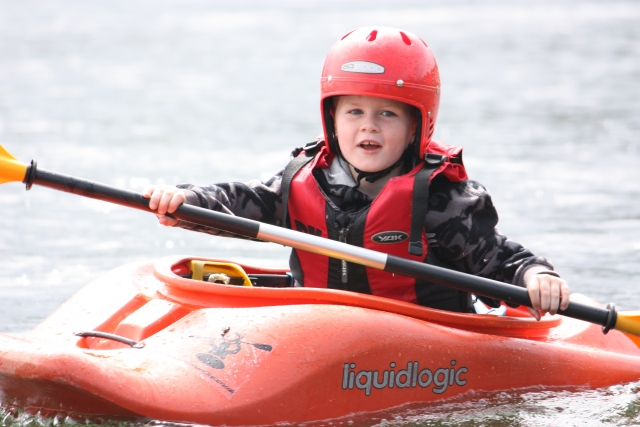  Kayakista para niños 