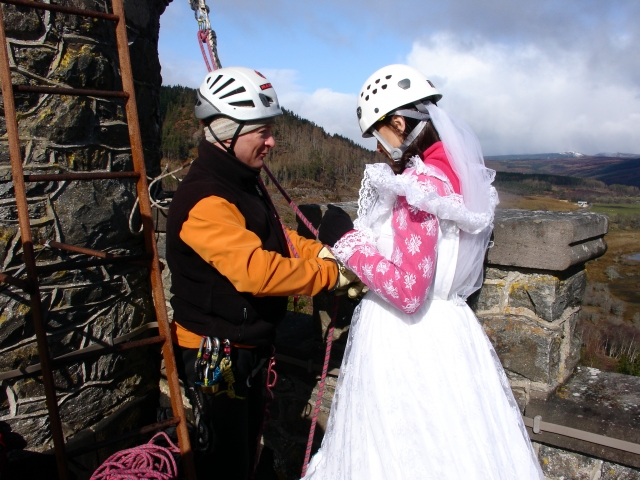  Boda en rappel 