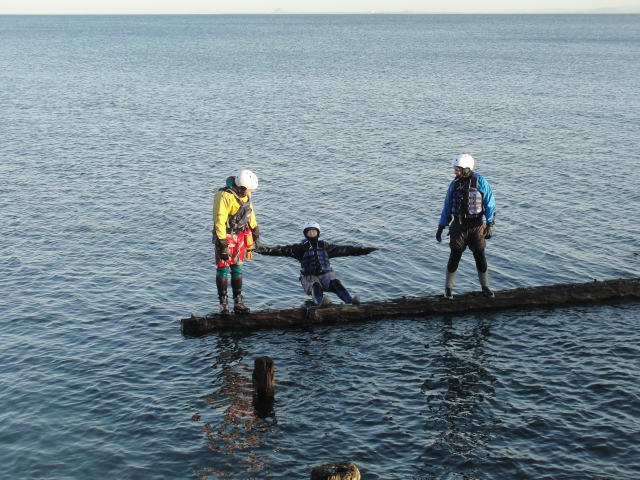  Coasteering Kinghorn Fife 