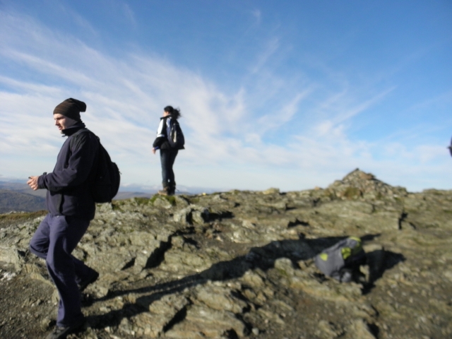  Ben Lawers en un día de invierno fresco 