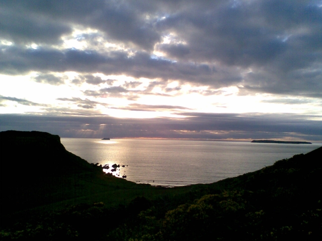  Puesta de sol sobre West Dale 