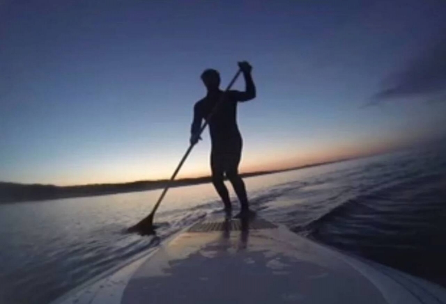  Stand up paddelboard y atardecer 