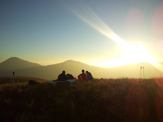  Puesta de sol tranquila