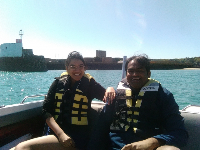  Llevando a nuestros invitados por la costa 
