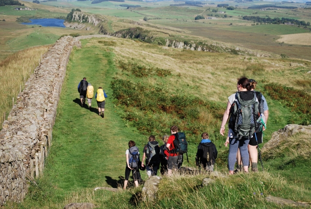  Camicrema por el Muro de Adriano 