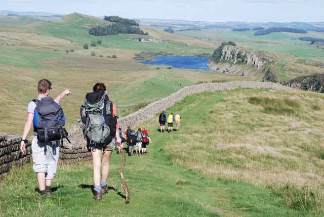  Camicrema por el Muro de Adriano 