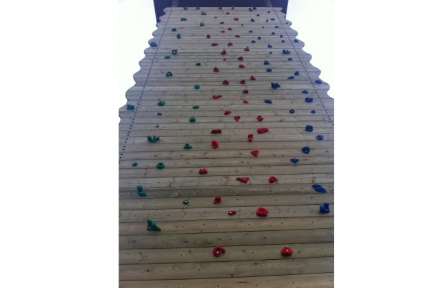  El muro de escalada en Dearne Valley. 