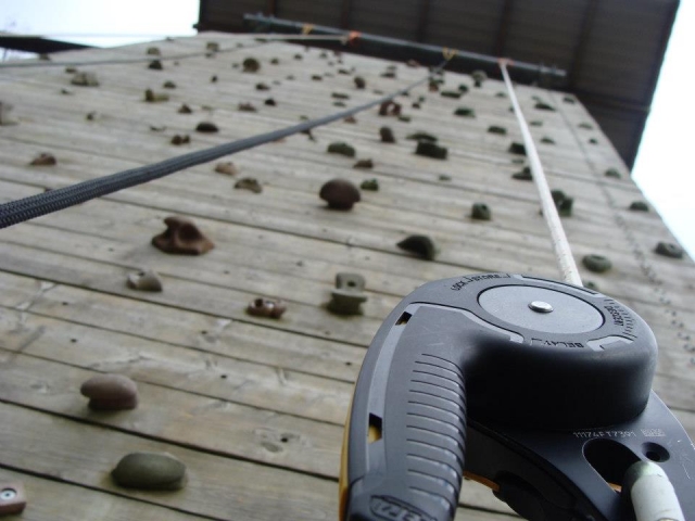  El rappel es una actividad divertida para hacer. 