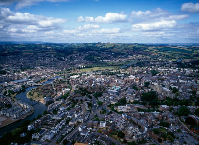  Ciudad de Exeter centro 