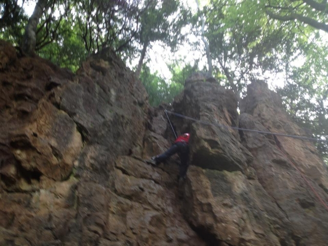  La escalada es una gran actividad para hacer. 